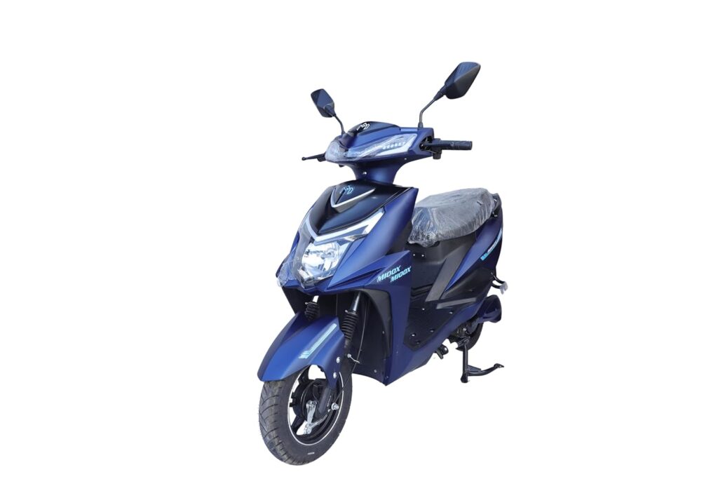 Electric Scooter, Electric Scooty with 48V 30AH Lithium Battery,60-80Km Range,45Km/H Speed,Disc & Drum Brakes, LED Or LCD Headlight,Non-RTO,3-Year Battery Warranty,for Adult-MES-02 (Blue)
