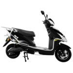 91Electric RX1 Low-Speed Electric Scooter with 72V 32.9Ah Lead Acid Battery & Charger | Powerful BLDC Motor | 60-70km Range, LED Display & Tubeless Tires | Non RTO, No License, Remote Key | Black