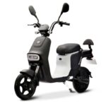 EOX OKO Electric Scooter for Adults | 48V Portable Lithium Battery | 50-60 Km Range | Lightweight Non-RTO E-Scooter – Black & Grey