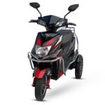 EOX Thrill 3W Electric Scooter for Adults | 3 Wheeler Electric Scooter for Senior Citizens & Differently Abled | Low Speed Non-RTO Scooter with 60–80Km Range | 60V Lithium Battery & Charger