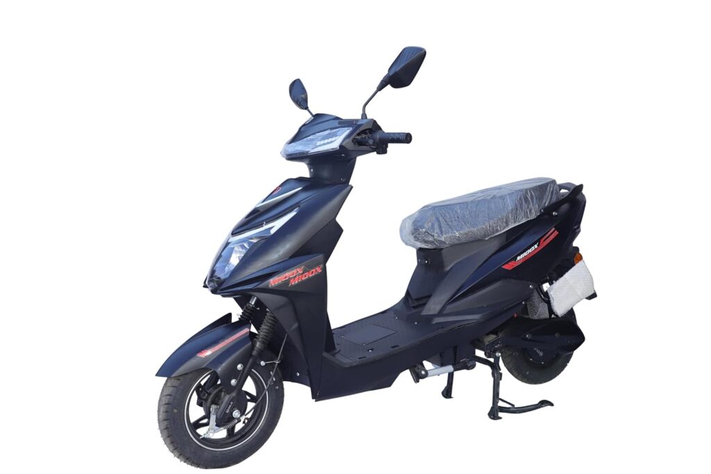 Electric Scooter, Electric Scooty with 48V 30AH Lithium Battery,60-80Km Range,45Km/H Speed,Disc & Drum Brakes, LED Or LCD Headlight,Non-RTO,3-Year Battery Warranty,for Adult-MES-02 (Black)