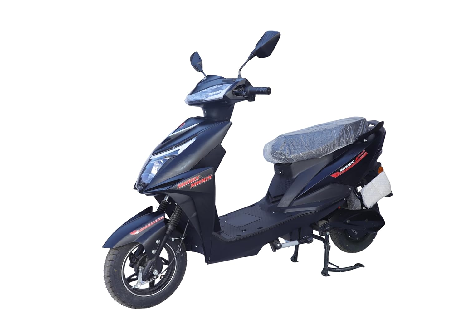 Electric Scooter, Electric Scooty with 48V 30AH Lithium Battery,60-80Km Range,45Km/H Speed,Disc & Drum Brakes, LED Or LCD Headlight,Non-RTO,3-Year Battery Warranty,for Adult-MES-02 (Black)