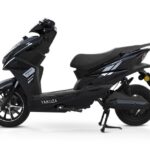 Electric Scooter with 12 Inch Tubeless Wheels – Stylish, Eco-Friendly, Low Maintenance, Comfortable Ride for Daily Use (multicolours) (Black)