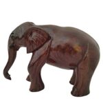 Raj Furniture Wooden Elephant Statue Antique Wooden Statue