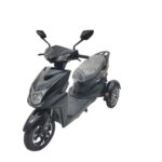 Thrill 3W Electric Scooter | 3-Wheeler Low-Speed Electric Scooter for Senior Citizens & Differently Abled | Non-RTO EV with 60–80 km Range | 48V 30AH Lithium Battery with Charger (Black)