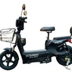 Ultrabikes Cityride Moped | 60V 25Ah Lithium Ion Battery | 550 Watt Motor | 50 Top Speed | Upto 80 Km in Single Charge. (Black), for Adult