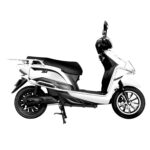 91EV Meraki Premium Low-Speed EV Scooter with 72V 32.9Ah Lead Acid Battery & Charger | Powerful BLDC Motor | 60-70km Range, LED Display & Tubeless Tires | No RTO & License | Remote Key | White
