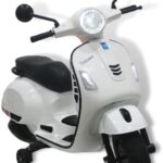 JNCreations VES-pa Kids Ride On Scooter | Replica Electric Scooter for Kids (White)