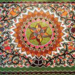 SCPmarts Madhubani Art Canvas Painting for Home Decoration Madhubani Painting for Living room | Madhubani Unframe Traditional Canvas Paintings | Size - 24 x 16 Inches.