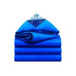 TUFFPAULIN Plastic 30FtX20Ft 120 Gsm Blue Tarpaulin Tirpal Tadpatri Tharpai Thadika,Extra Strong,Reinforced,Uv Resistant,100% Waterproof Virgin,6 Layer Mlcl 3D Rib Technology-1 No.,240x360x0.03 In