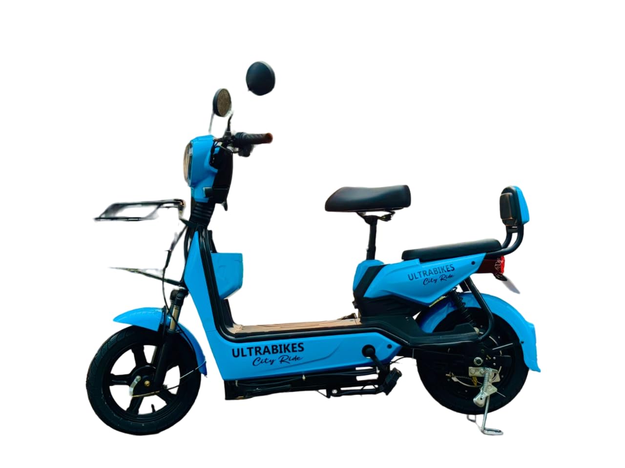 Ultrabikes cityride Electric Scooter | 48V 10h Lithium ion Battery | 550 Watt Motor | 40 Top Speed | No Driving License Needed | 180 KG Load Capacity | Anti Theft Alarm (Blue)