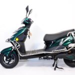Zeal Plus Adult Electric Scooter with 25Ah Lithium Ion Battery | 2 Year Warranty On Battery | 60 Km Range On Single Charge | 3 Speed Modes | USB Charging Facility (Green)