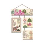 Artvibes Royal Fort And Rides Moder Art Decorative Wall Art MDF Wooden Wall Hanger for Home | Room Decoration | Handcrafted Art | Aesthetic Wooden Decor | Artworks Hangings | Ideal Gifts (WH_6533N)