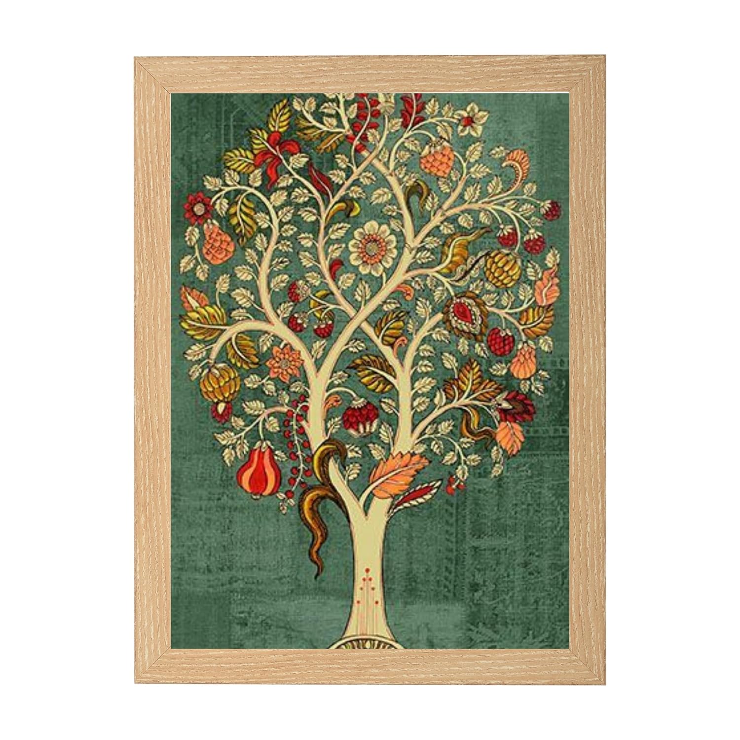 EasyGoods Traditional Madhubani Painting Wall Art for Home Decor | Handcrafted Mithila Art Painting for Living Room & Bedroom | Indian Folk Art Wall DecorPAI-MADHU-238