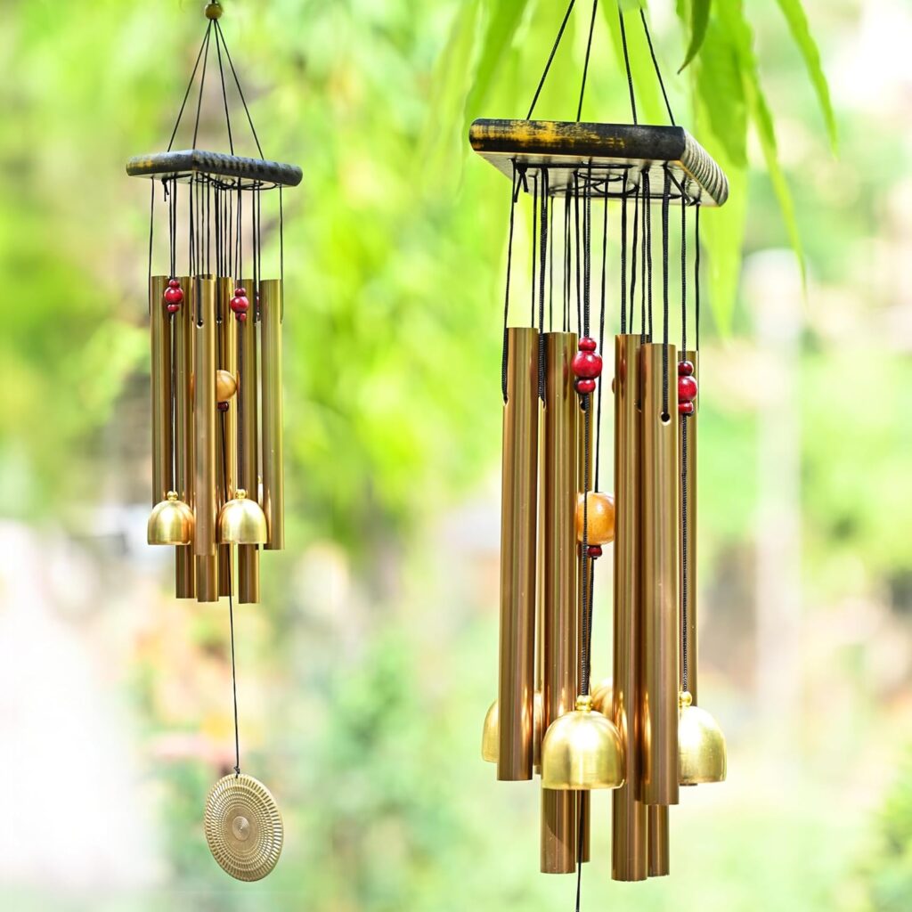 Hindcraft Hindcraft Elegant Premium Wind Chimes for Home, Balcony & Garden Decor Metal Wind Chimes | Feng Shui Chimes for Positive Energy & Good Luck | Hanging Outdoor Bells