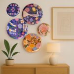 RITUALISTIC Kashmiri Wall Plates for Home Decoration | Wall Decor items for living room | Metal Wall décor | Gift items | Wall art | Wall showpiece | Home Décor Gift Items | Set of 5 plates