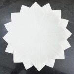 Rajasthan Art Marble urli | Hand Carved Household Multi- Utility Flower Shape Bowl | haldi Mehndi Decoration | Fruit Bowl | Haldi Pithi Ceremony - 6 inch