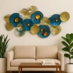 ZXC Metal Wall Decor Decorative Wall Sclpture For Home Decoration/Living Room Size-45x25 Inches