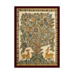 EasyGoods Traditional Madhubani Painting Wall Art for Home Decor | Handcrafted Mithila Art Painting for Living Room & Bedroom | Indian Folk Art Wall DecorPAI-MADHU-164
