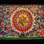 SAF paintings Madhubani Traditional Black frame painting for Wall Decoration SA-SANFK33420A