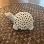 India Handicraft Marble Soapstone Camel with Fine Engraving Jali Work | Decorative Showpiece for Home & Office Décor (Tortoise)