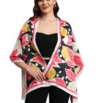 Ravaiyaa - Attitude is everything Women Lightweight Printed 100% Satin Silk Scarf Stoles Breathable Neckerchief Head Beach Wrap scarves (70 x 20 Inch)
