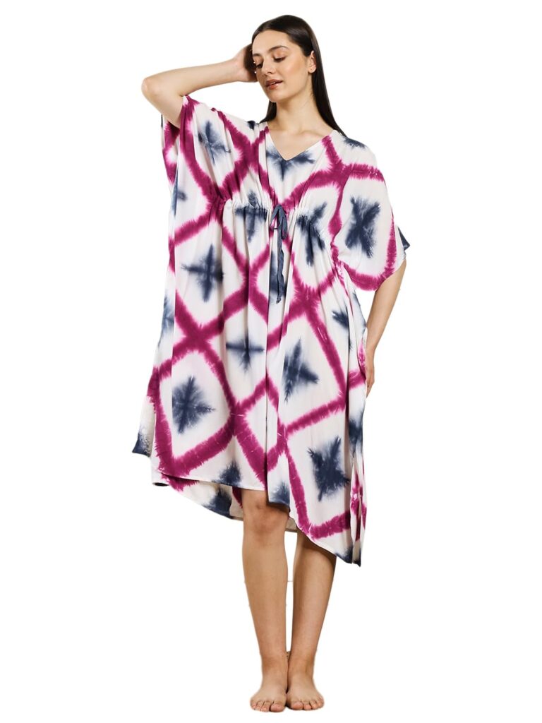 Ravaiyaa - Attitude is everything Women's Cotton All Over Print Maxi Night Dress