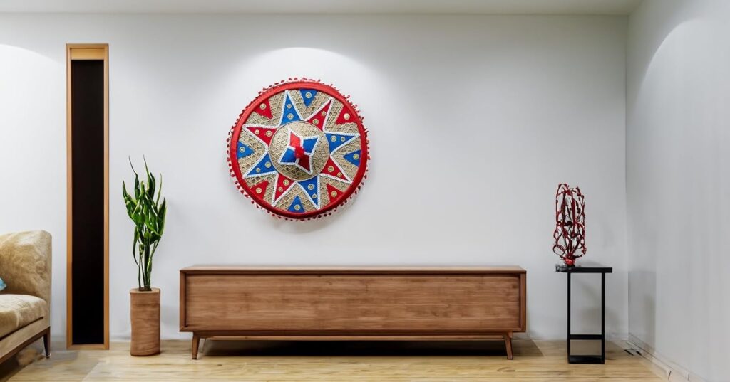 Das Departmental Store Handicraft Light Weight Wall Decor (24 inch diameter) For Living Room & Hallways.
