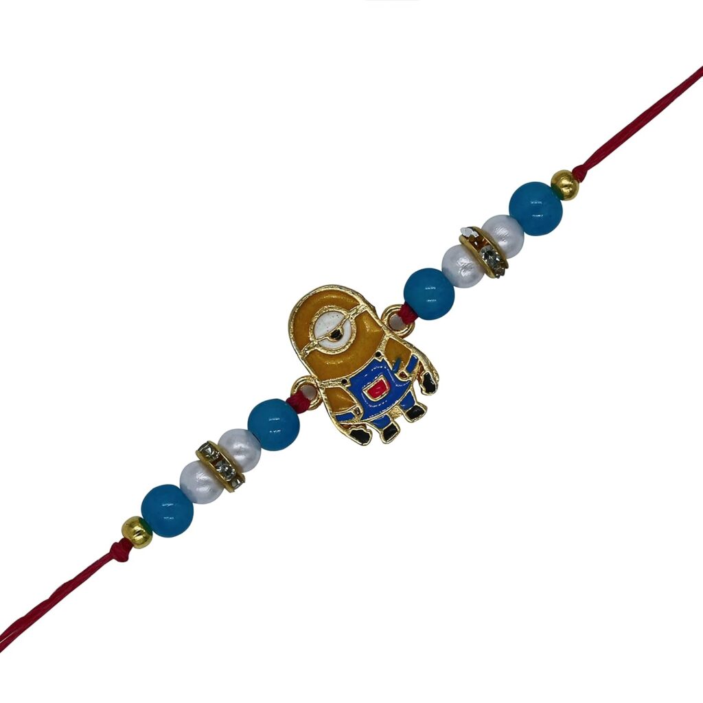 Prapti Handicrafts Handmade Minion Cartoon Rakhi for Brothers(Combo of 1)