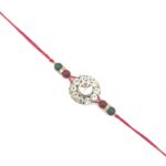 Prapti Handicrafts Handmade Multicolour kundan Beads rakhis for Brothers