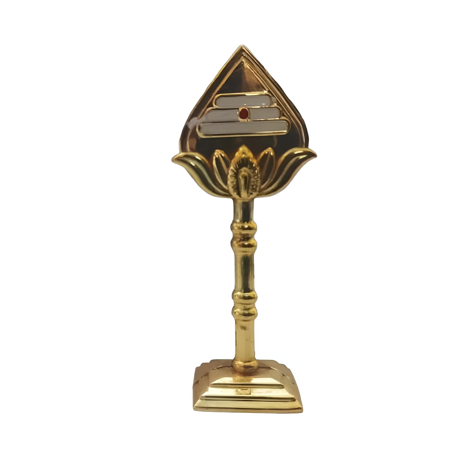 Sri Sisters Golden Lord Murugan Vel Idol for Car Dashboard & Pooja Room | 7cm Divine Vel Showpiece | Stainless Steel Vel with OM Symbol | Spiritual Home Decor & Return Gift