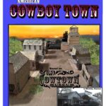 American Cowboy Town: A Paper Model Kit