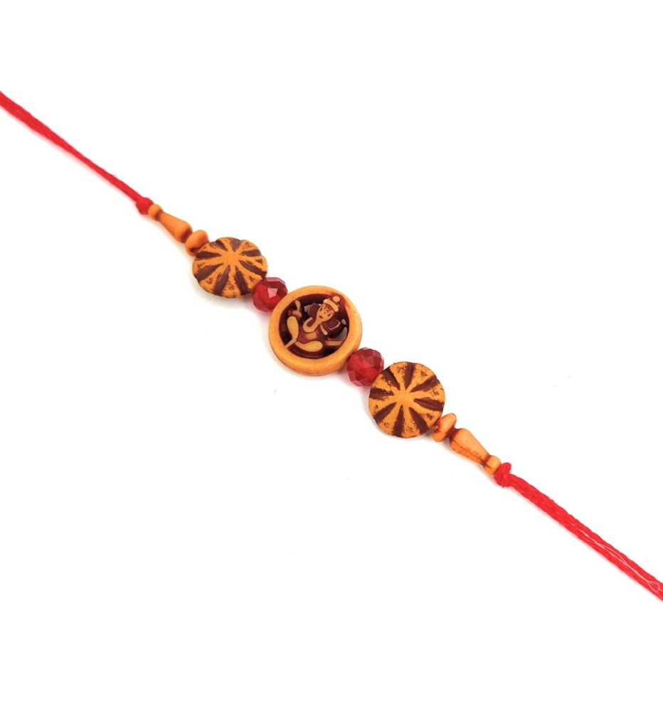 Prapti Handicrafts Ganesha Handmade Rakhi for Brothers/Boys