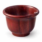 ADK Handicrafts Red Sandalwood Bowl, Handcrafted Original Lal Chandan Wooden Serving Bowl for Fruits, Snacks and Salads, Natural Sandal, 12 cm x 9 cm
