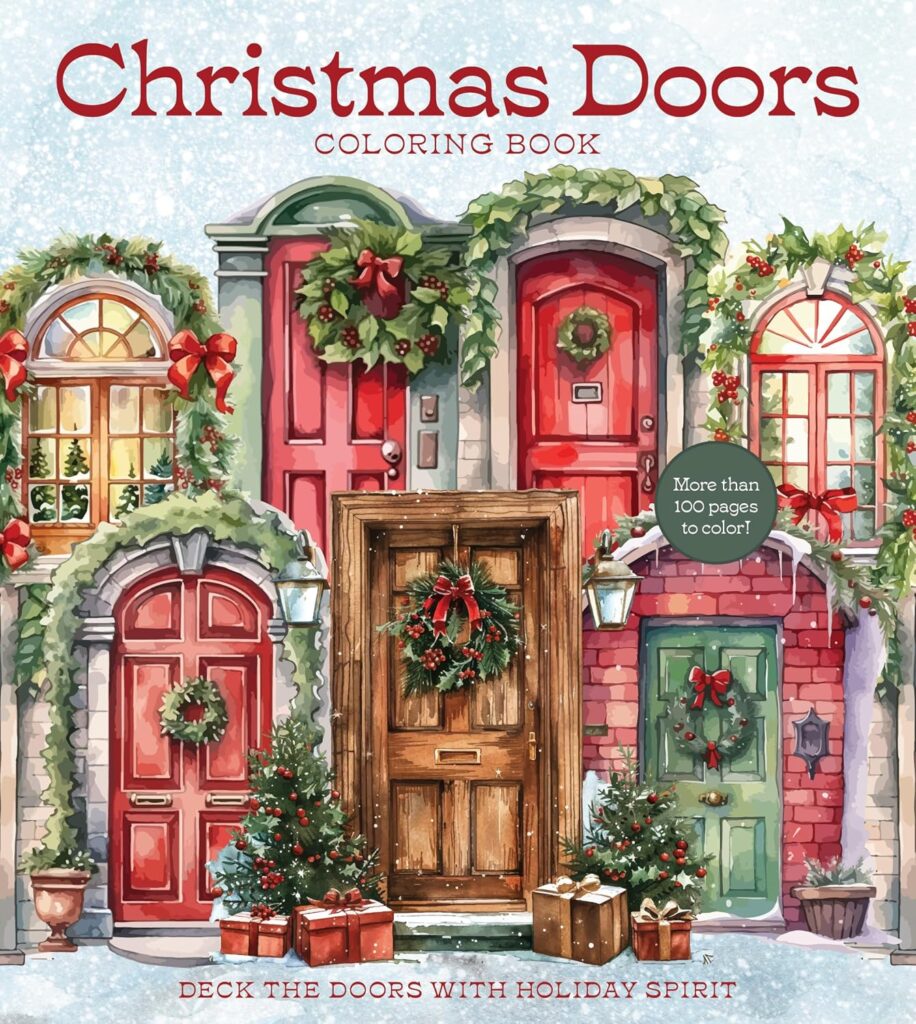 Christmas Doors Coloring Book: Deck the Doors with Holiday Spirit (Chartwell Coloring Books)