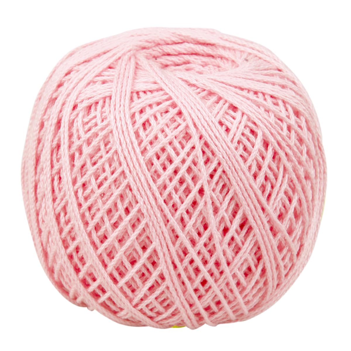 Prapti Handicrafts 3ply Baby Pink Mercerised Premium Cotton Crochet Knitting Thread Yarn for Craft Fast Color Pack of 3 Ball 150 gm(50gm x 3)