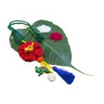 Prapti Handicrafts Handmade Crochet Designer Eco-Friendly Rakhis for Sister, Bhabhi, Reusable Lumba Rakhi, Pack of 1