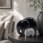 elaris Charming Elephant Family Sculpture Showpiece for Home & Office Décor | Contemporary Animal Figurine Set for Living Room, Study, Shelf & Console Table Styling | Symbolic Decorative Accent