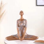 zart Yoga Lady Home & Office Decor Resin Fantasy Showpiece (Y1200),Multicolor